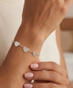 Alternative view of Pulseira três corações