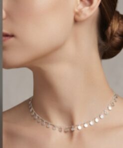 Choker mini moedas
