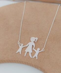 Colar mãe de casal