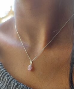 Colar zircônia oval