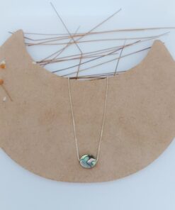 Colar abalone oval P