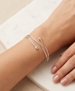 Bracelete espiral bolinhas