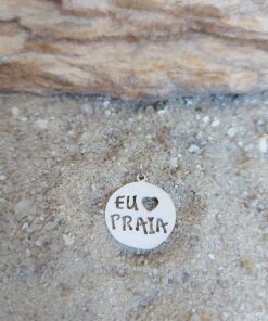Pingente eu amo praia
