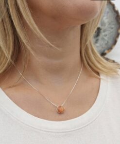 Choker Calcita Laranja